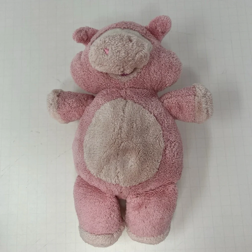 Rare‎ Pink Pig Plush Stuffed Animal Floppy Toy Soft Vintage Collectible 8